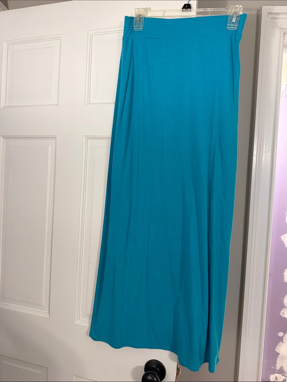 The Limited Petite Small Women's Teal Maxi Skirt - Casual Stretch Fit